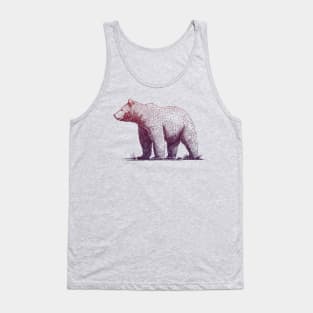 Beary Beautiful Graphic Grizzly Tank Top